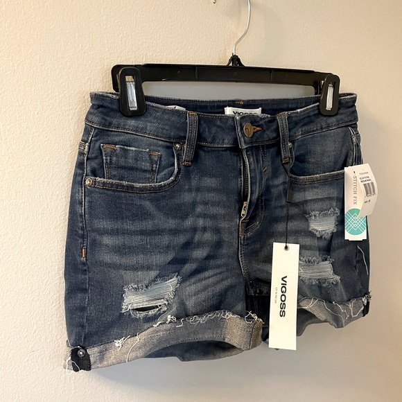 ✨NWT Vigoss | Marley Distressed Shorts | Suze 2/26 - Picture 2 of 14